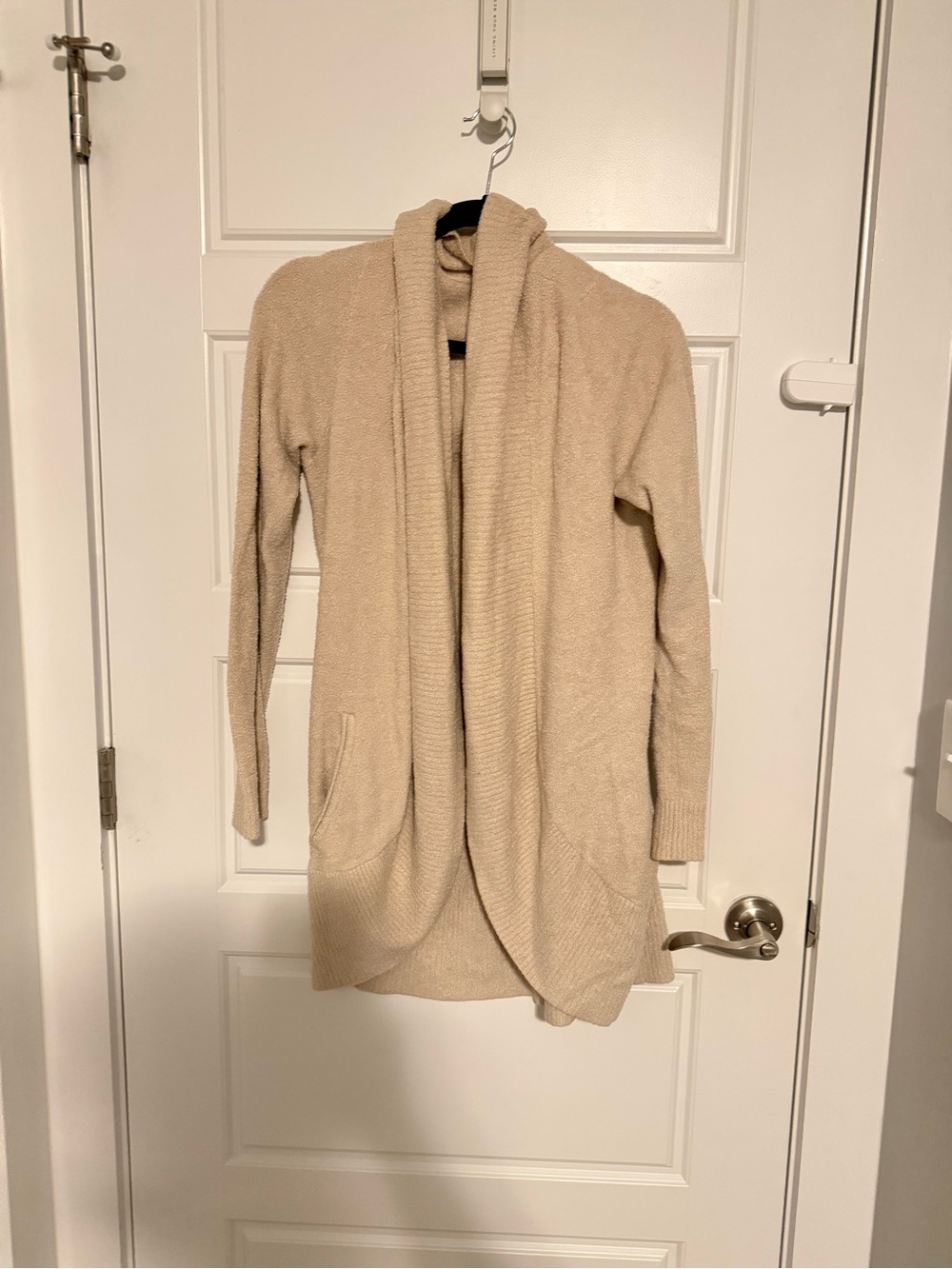 Barefoot Dreams Open-Front Long Cardigan - Cream